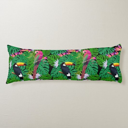 熱帯パターン ボディピロー (正面)