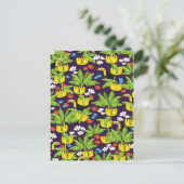 熱帯パターン ポストカード (スタンド正面)