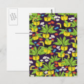 熱帯パターン ポストカード (正面/裏面)