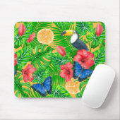 熱帯パターン マウスパッド (マウス)
