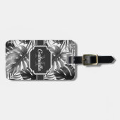 熱帯パターン ラゲッジタグ (正面横)