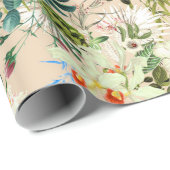 熱帯パターン ラッピングペーパー (ロールコーナー)