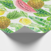 熱帯パターン ラッピングペーパー (角)