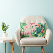 熱帯パターン ランバークッション (椅子)