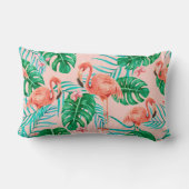 熱帯パターン ランバークッション (裏面)