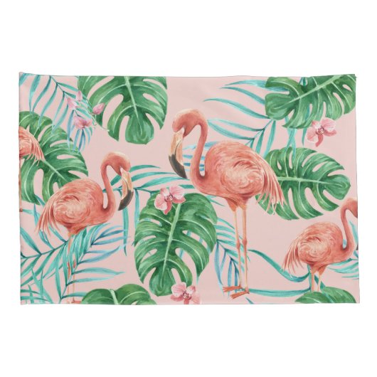 熱帯パターン 枕カバー (裏面-右)