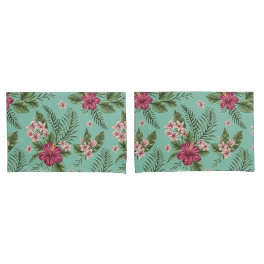 熱帯パターン 枕カバー (フロントセット)