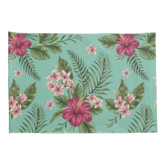 熱帯パターン 枕カバー (裏面-右)