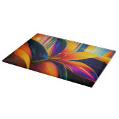 熱帯パラダイスフラワー カッティングボード (角)