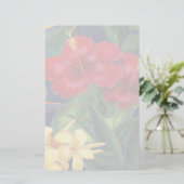 熱帯パラダイス静止型 便箋 (スタンド正面)