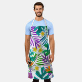 熱帯パラダイス エプロン (着用した状態)