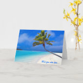 熱帯パラダイス カード (黄色い花)