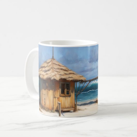 熱帯パラダイス コーヒーマグカップ (正面左)