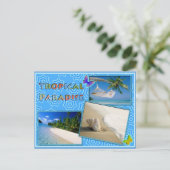 熱帯パラダイス ポストカード (スタンド正面)