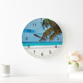 熱帯パラダイス ラージ壁時計 (ホーム)