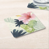 熱帯パンチコレクション スクエアペーパーコースター (アングル)