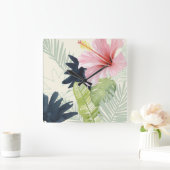 熱帯パンチコレクション スクエア壁時計 (ホーム)