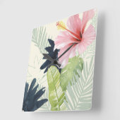 熱帯パンチコレクション スクエア壁時計 (傾斜)