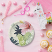 熱帯パンチコレクション ペーパープレート (パーティー)