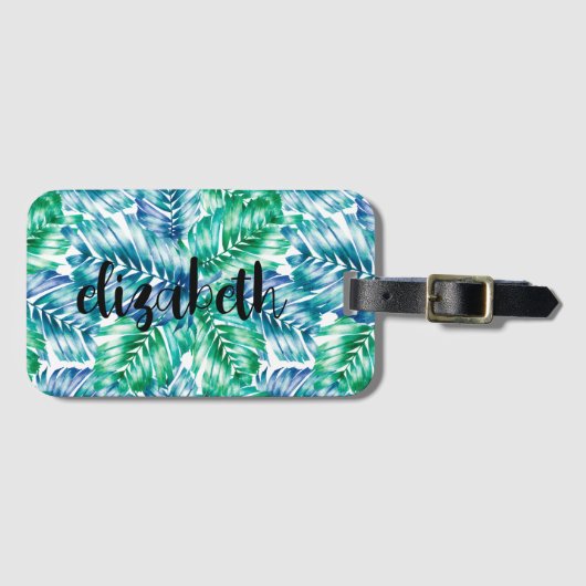 熱帯パーソナライズされたスタイリッシュ性 ラゲッジタグ (正面横)