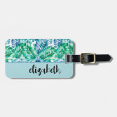 熱帯パーソナライズされたスタイリッシュ性 ラゲッジタグ (正面横)