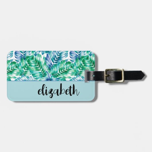 熱帯パーソナライズされたスタイリッシュ性 ラゲッジタグ (正面横)