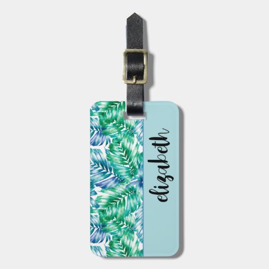 熱帯パーソナライズされたスタイリッシュ性 ラゲッジタグ (正面縦)