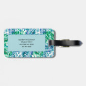 熱帯パーソナライズされたスタイリッシュ性 ラゲッジタグ (裏面横)