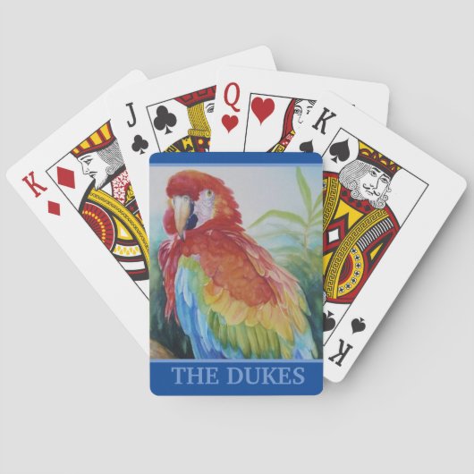 熱帯パーソナライズされたトランプ トランプ (裏面)