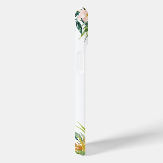 熱帯パーソナライズされたフローラピンクフラミンゴ Case-Mate iPhoneケース (裏面 / 右)