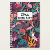 熱帯パーソナライズされたプランナー プランナー手帳 (正面)