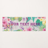 熱帯パーソナライズされたヨガマット ヨガマット (裏面(横))