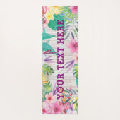 熱帯パーソナライズされたヨガマット ヨガマット (裏面)