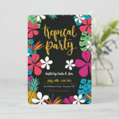 熱帯パーティの招待状 招待状 (スタンド正面)