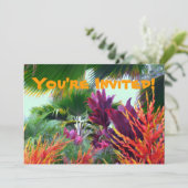 熱帯パーティの招待状 招待状 (スタンド正面)