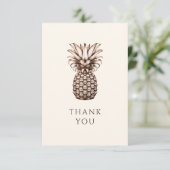 熱帯パーティーとパイナップルヴィンテージ サンキューカード (スタンド正面)