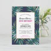 熱帯パーティー招待状水カラヤシ離れルアウ(ハワイ式宴会) 招待状 (スタンド正面)