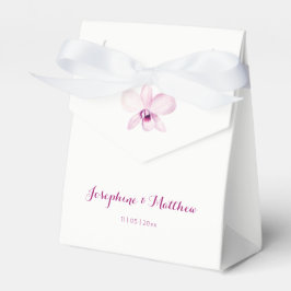 熱帯パープルオーキッド結婚フローラ フェイバーボックス