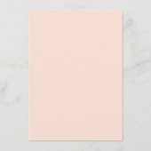 熱帯パームウォーターの色の幾何結婚的 メニュー (裏面)