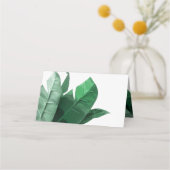 熱帯パームバナナリーフ プレイスカード (裏面)