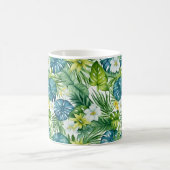 熱帯パームフラワーコーヒーマグ コーヒーマグカップ (中央)
