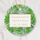 熱帯パームフロンズグリーン フェイバータグ (裏面)