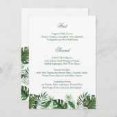 熱帯パームリーフメニュー メニュー (正面/裏面)