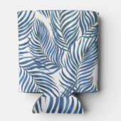 熱帯パーム葉ダークパターン 缶クーラー (裏面)