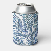 熱帯パーム葉ダークパターン 缶クーラー (缶裏面)