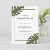 熱帯パーム離れの性別発現パーティー 招待状 (スタンド正面)