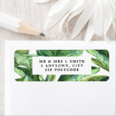 熱帯パーム離れ差出人住所ラベル ラベル (インサイチュ)