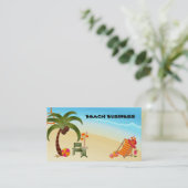 熱帯ビジネス個人的な名刺 名刺 (スタンド正面)