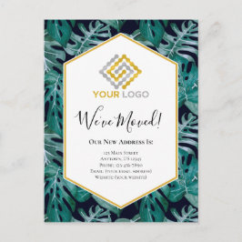 熱帯ビジネス引っ越しのお知らせはがき ポストカード