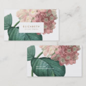 熱帯ビッグアジサイフローラ名刺 名刺 (正面/裏面)